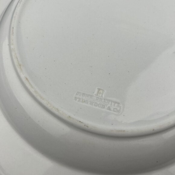 Antique H WEDGWOOD & Co. White Stone Granite Round Rare Bowl - Picture 3 of 15